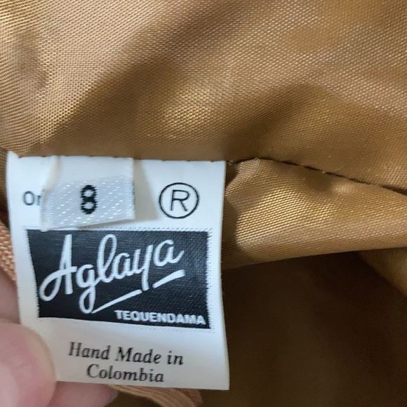 Brown suede skirt - Picture 4 of 4